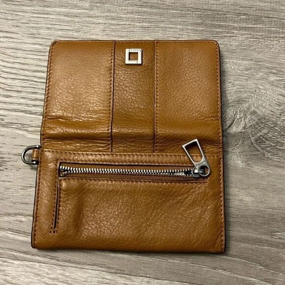 Lodis Artemis Card‎ Holder Flip Wallet Toffee Leather - Picture 5 of 8